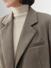 Brown Notch Lapel Blazer