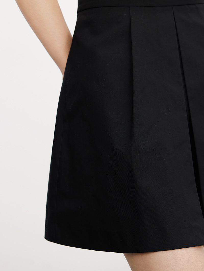 Women's Black A-Line Short Skort 5E4150881