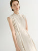 Beige sleeveless dress