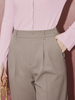Women's Coffee Simple Small Leg Trousers