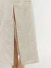 Beige cotton skirt