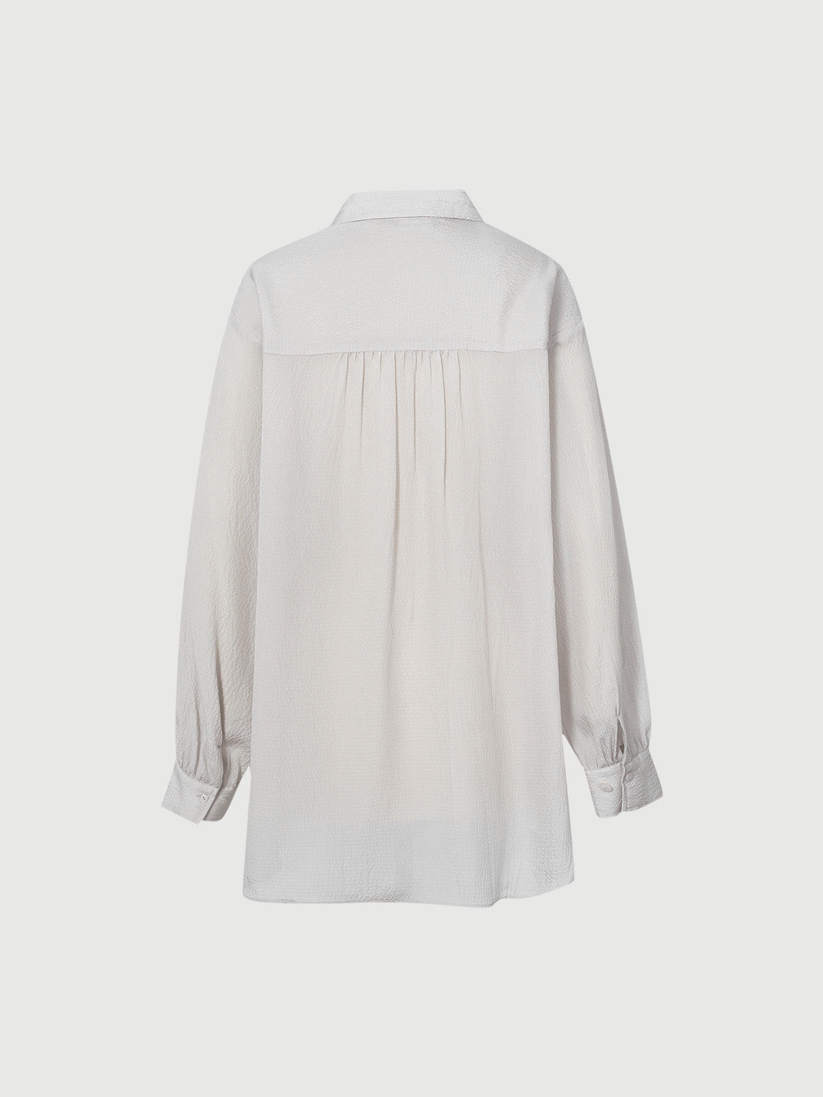 Embossed Pure Silk Shirt