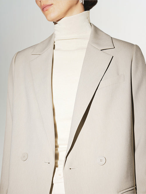Charger l'image 1 dans la galerie. Blazer beige clair