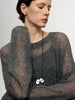 Cashmere-Silk Relaxed Pullover Sweater