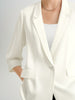 3/4 Sleeve Silk Blazer