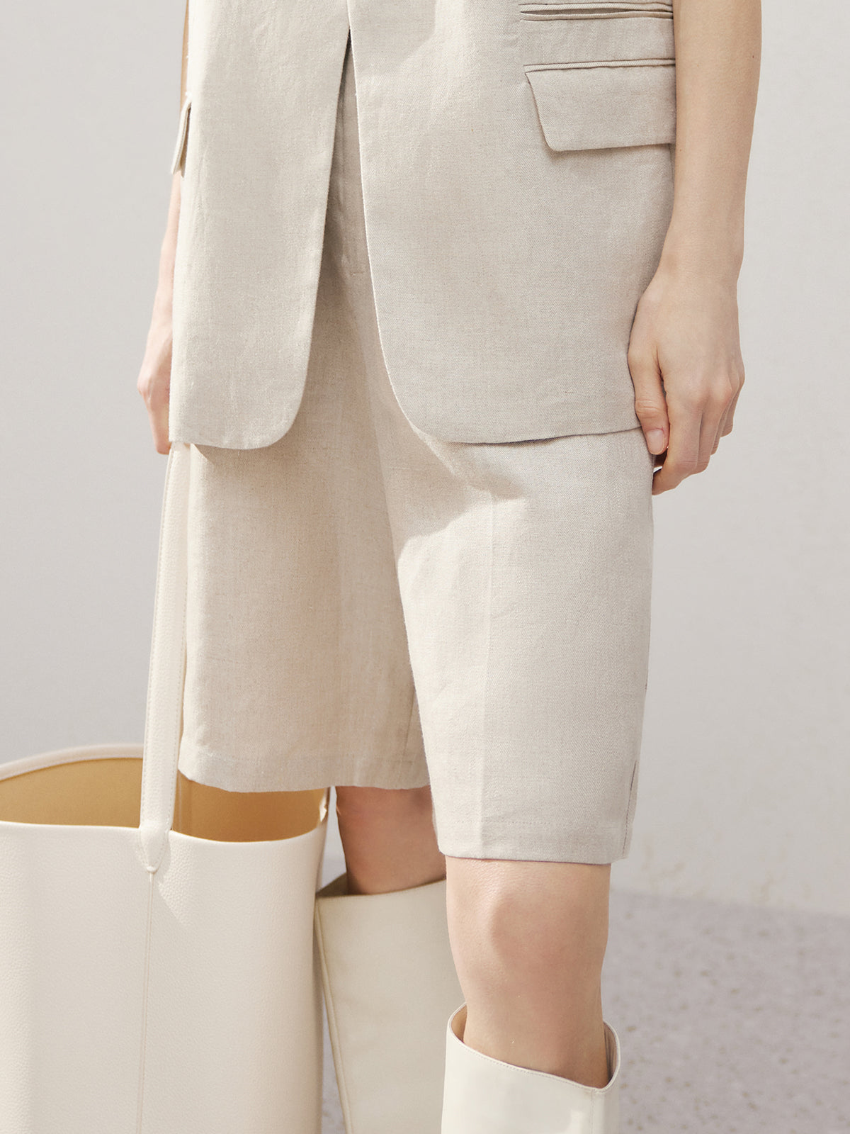 Linen shorts