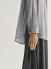 Chemise grise fluide