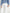 White cotton wide leg denim jeans