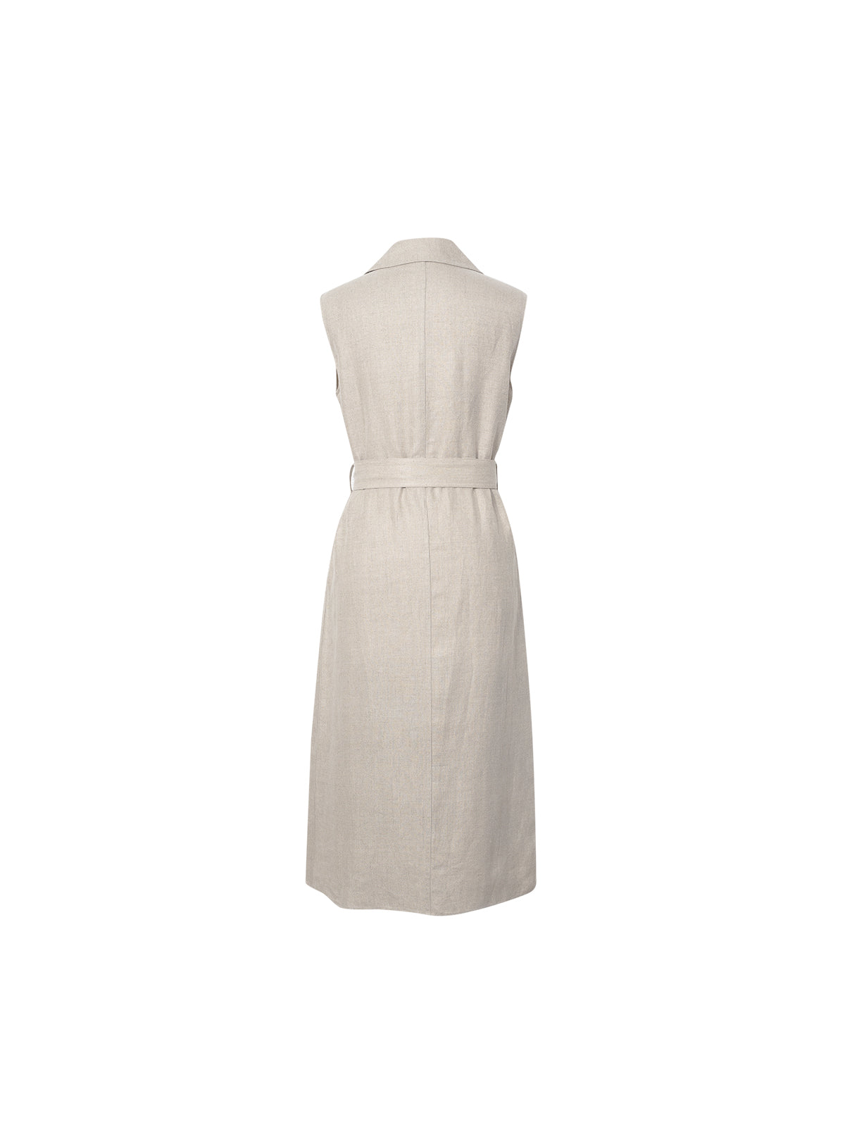 Linen midi dress