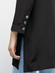 Black Mulberry Silk Blazer