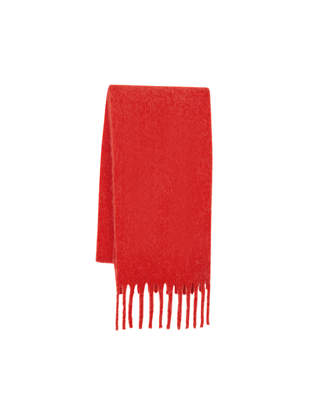 Women's Christmas Red Alpaca Wool Scarf