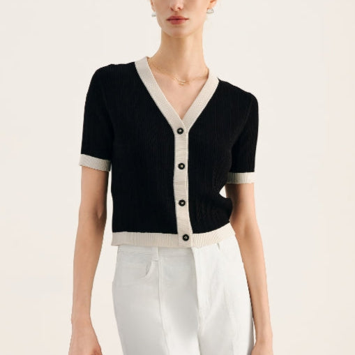 Cardigan Black & White