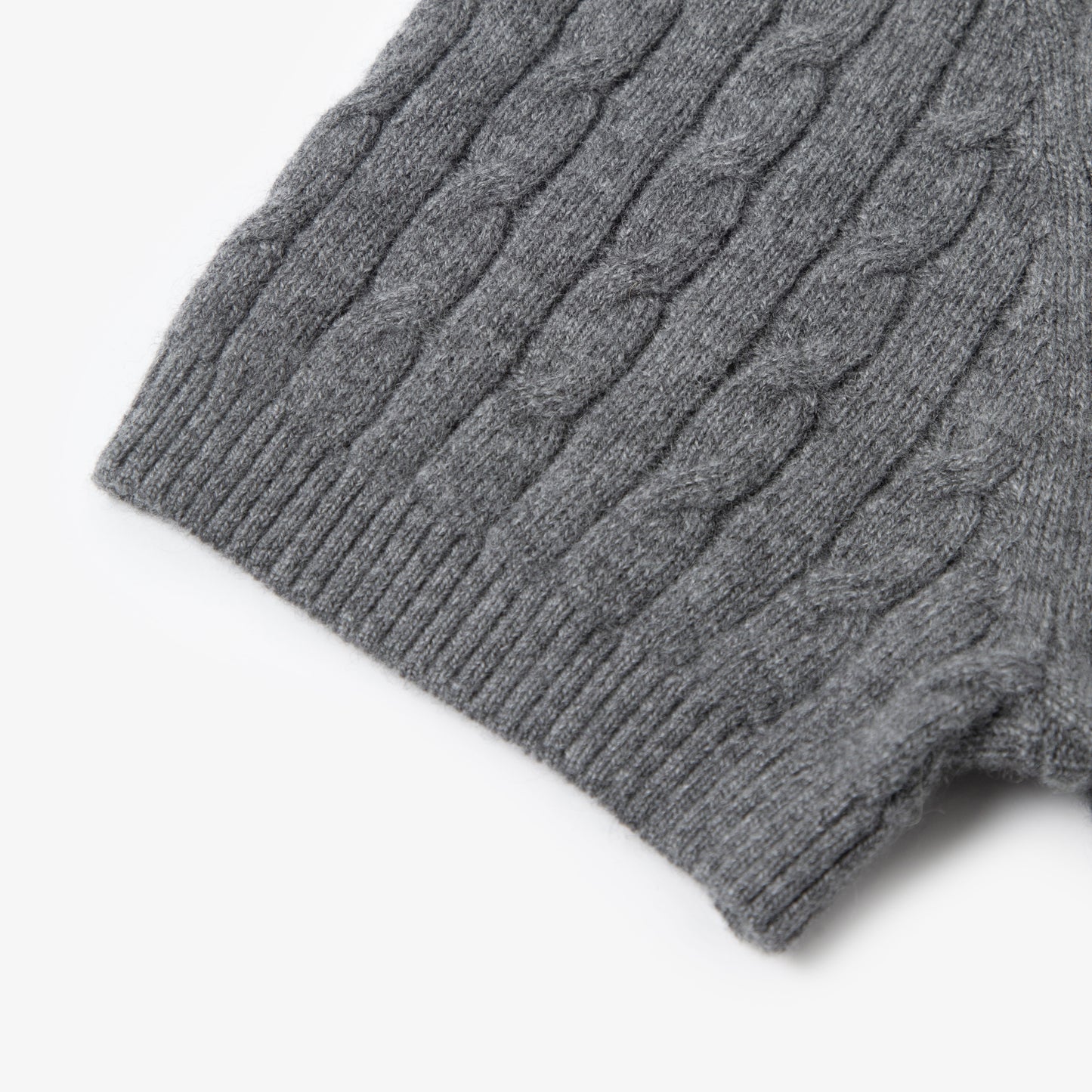 Crew Neck Short Sleeve Knit Sweater