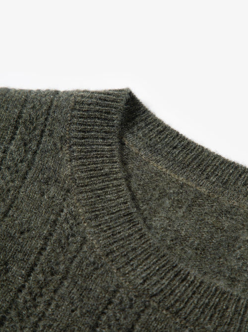 Load image 1 in gallery view. Crew Neck Short Sleeve Knit Sweater