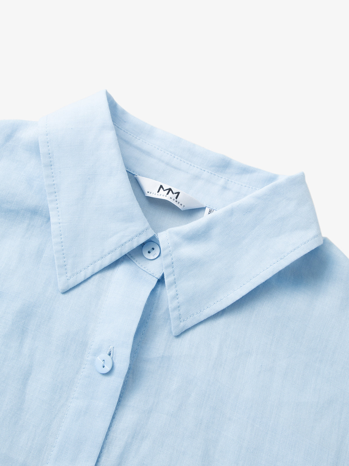 Chemise bleu clair - Ramie
