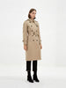 Women's Lapel Double Breasted Trech Coat 5998160371Q