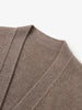 100% cashmere long-sleeved button-up cardigan