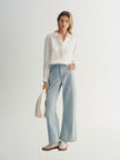 Chemise en soie pure