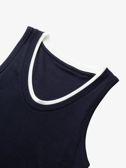 Load image 1 in gallery view. Black tank top