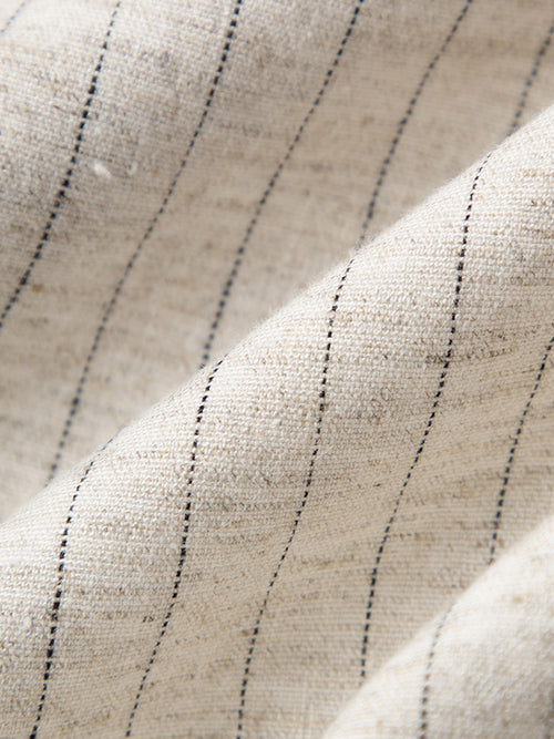 Load image 1 in gallery view. Beige striped blazer