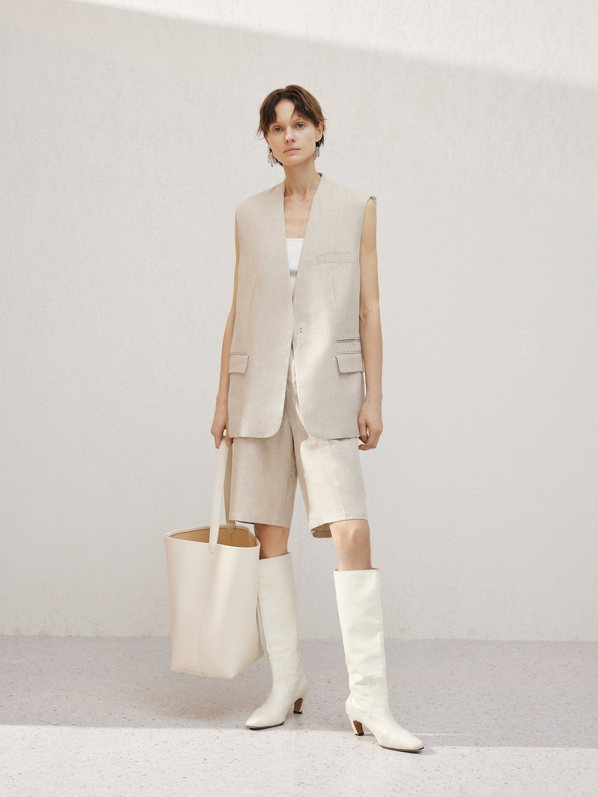 Linen shorts