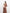Women's Floral Underglaze Red V Neck Puff Sleeves Wrap Dress