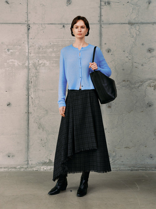 Load image 1 in gallery view. Silk-Cashmere Cardigan