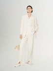 Beige tweed blazer