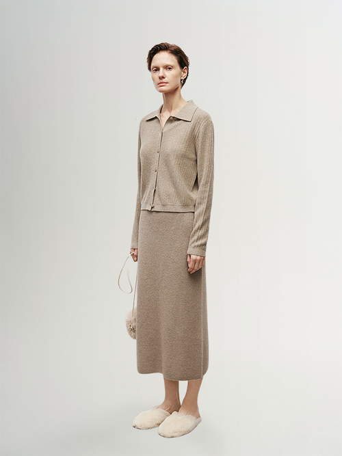 Cargar la imagen 1 en la vista de la galería. Cashmere Sweater Skirt