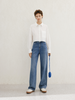 Dark blue jeans