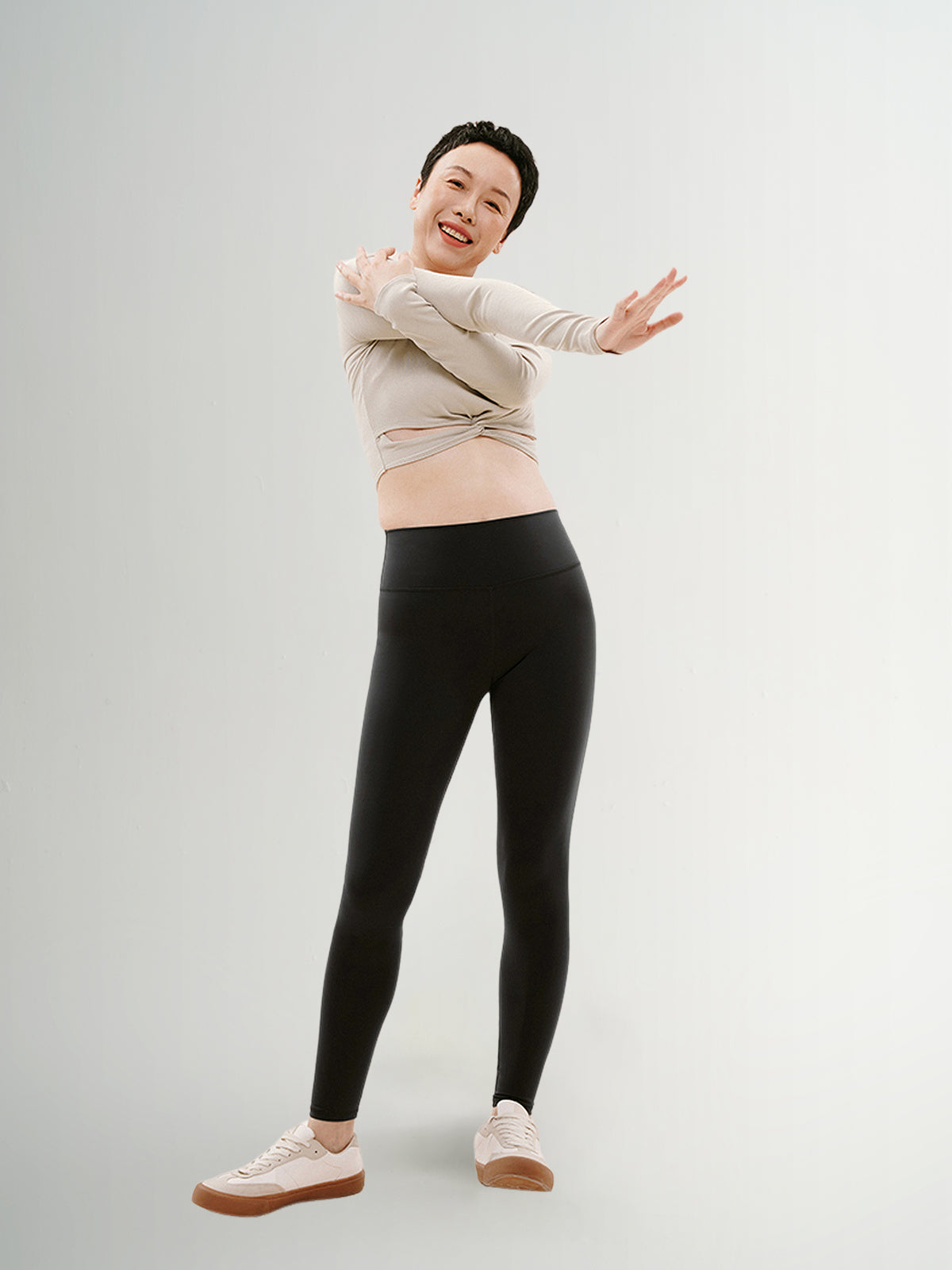 Black long yoga pants