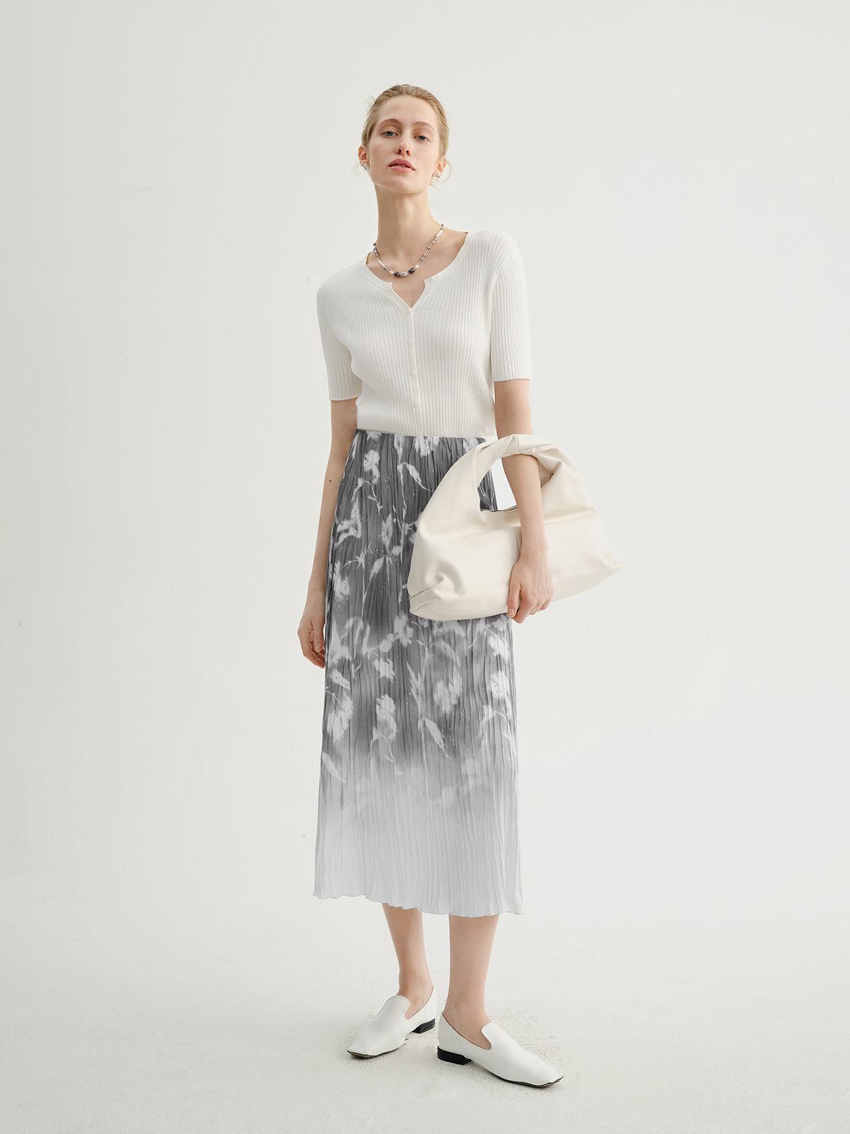 Gradient  Midi Skirt