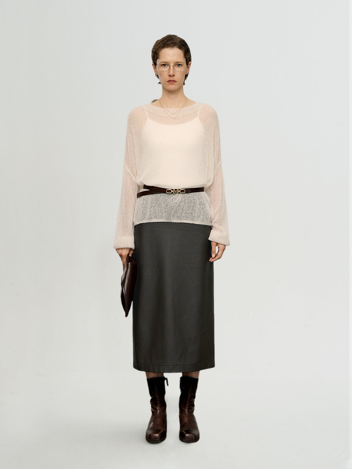 Cashmere-Silk Relaxed Pullover Sweater