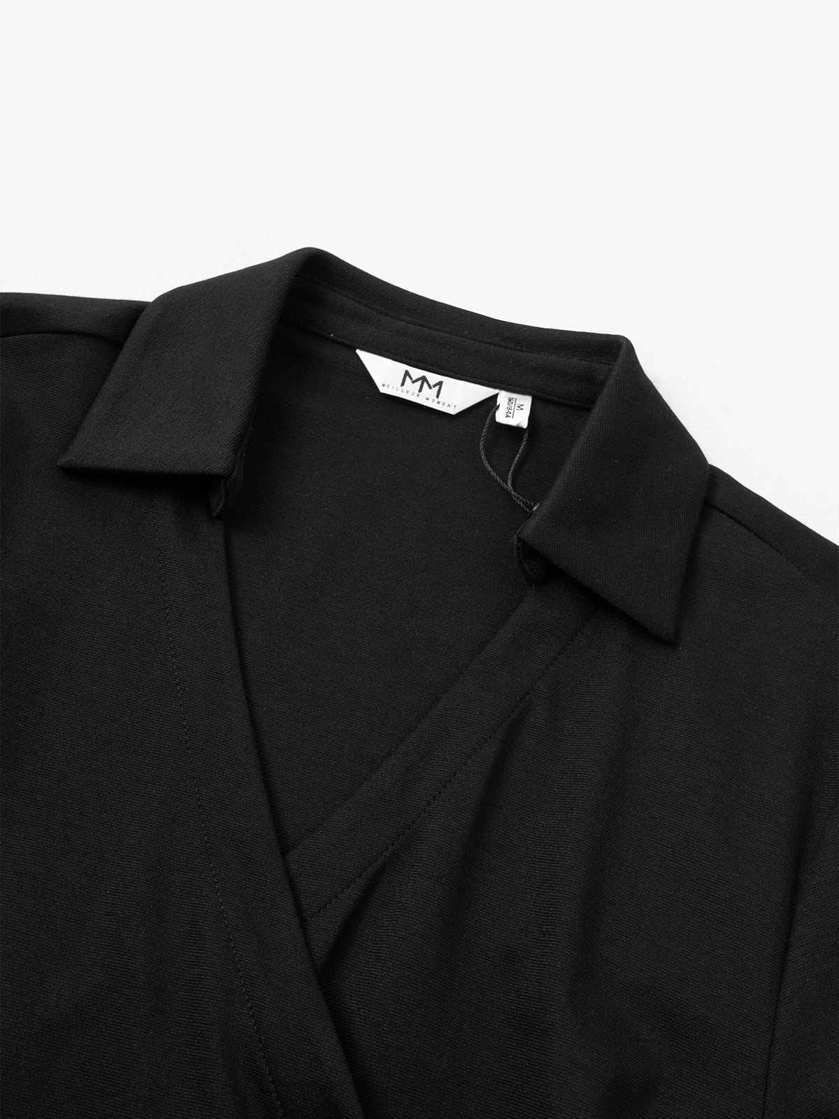 Women's Black Wide Leg Lyocell Dress
