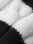 Women's Black High Neck 100% Wool Sweater