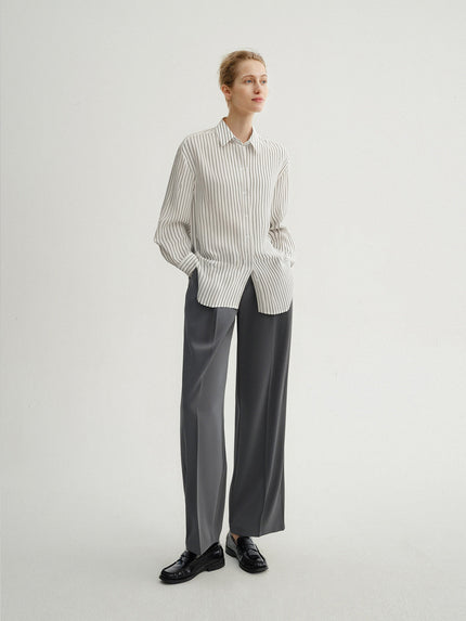 Chemise rayée en coton