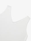 Women's White V Neck Knit Vest 5994230671