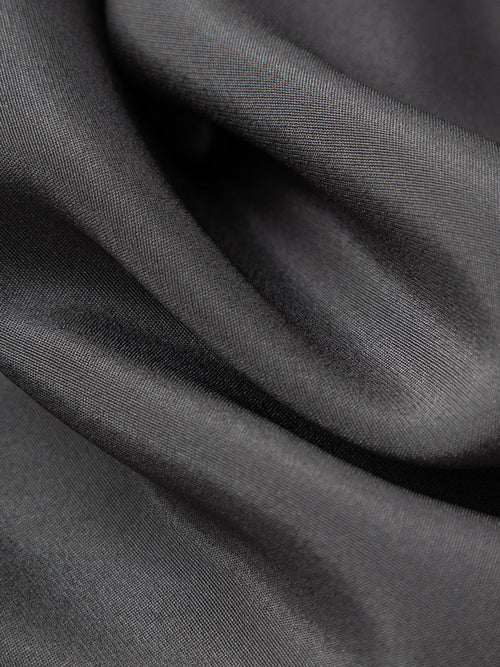 Charger l'image 1 dans la galerie. Blazer en soie gris