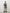 Women's Brown Classic Collar Long Sleeve Wool Vest Splicing Dress