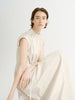 Beige sleeveless dress