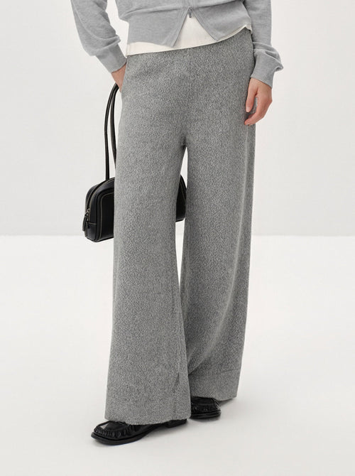 Cargar la imagen 1 en la vista de la galería. Cashmere Straight-Leg Knit Pants