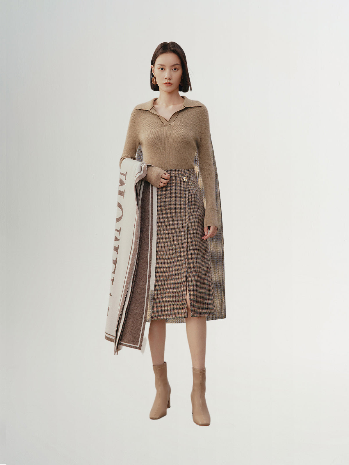 Jupe en tweed