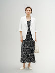 White linen blazer