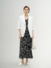 White linen blazer