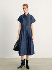 Pure Cotton Denim Dress