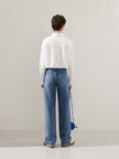 Dark blue jeans