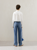 Dark blue jeans
