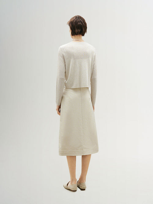 Load image 1 in gallery view. Linen V Neck Summer Short Knit Cardigan