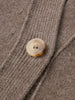 100% cashmere long-sleeved button-up cardigan