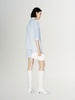 Short sleeve blazer, light blue